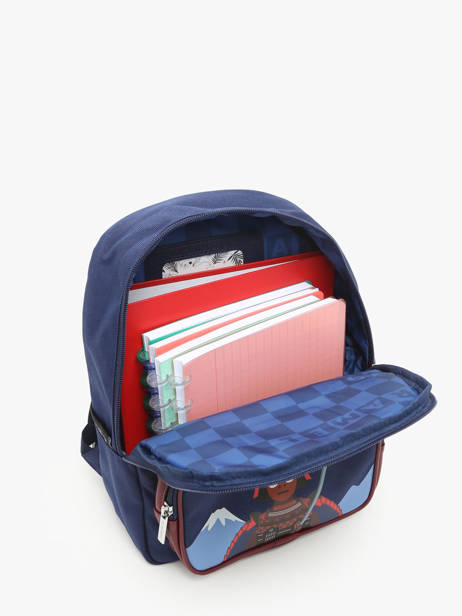 Mini Backpack Caramel et cie Blue fier GA other view 3