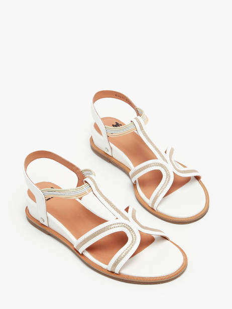 Sandals In Leather Mam'zelle White women CSG2Q30 other view 1