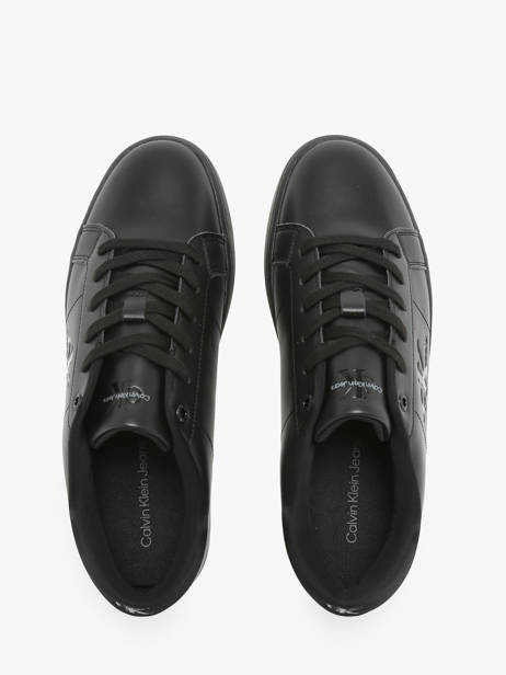 Sneakers En Cuir Calvin klein jeans Noir men 8640GT vue secondaire 4