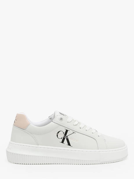 Sneakers In Leather Calvin klein jeans White women 8230LA