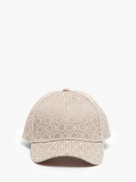 Cap Calvin klein jeans Beige monogram jacquard K612032