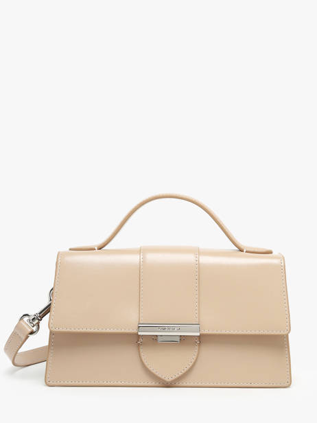 Sac Bandoulière Paris Ily Cuir Lancaster Beige paris ily 10