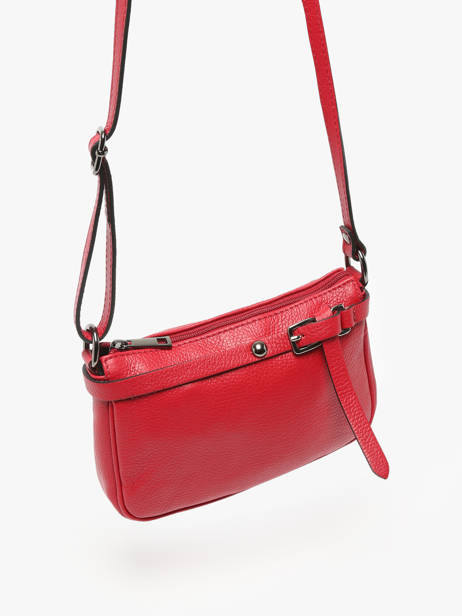 Shoulder Bag Caviar Leather Milano Red caviar G1421N other view 2