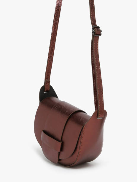 Shoulder Bag Nine Leather Milano Brown nine NI24064 other view 2