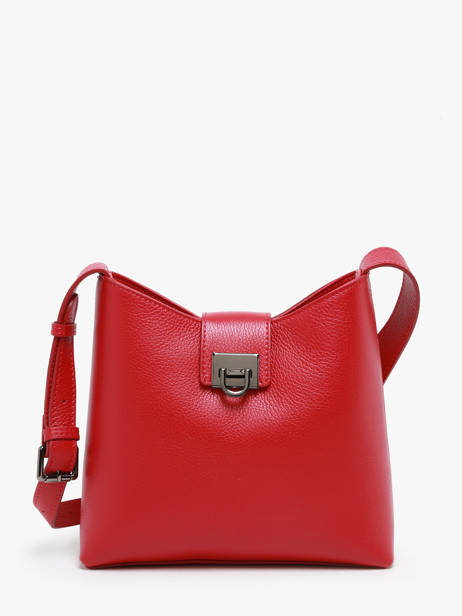 Shoulder Bag Caviar Leather Milano Red caviar CA24064