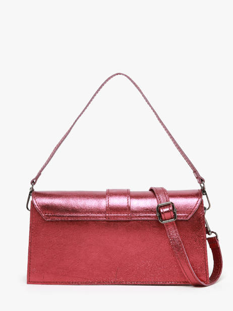 Sac Porté épaule Nine Cuir Milano Rouge nine NI24066 vue secondaire 4