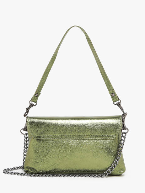 Shoulder Bag Nine Leather Milano Green nine NI24063 other view 4