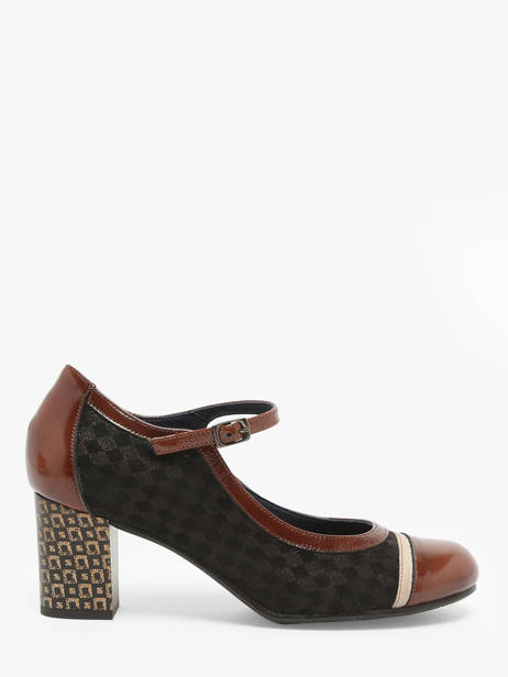 Pumps Rodin In Leather Dorking Brown theme D8669