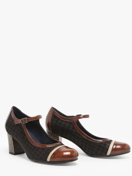 Pumps Rodin In Leather Dorking Brown theme D8669 other view 2