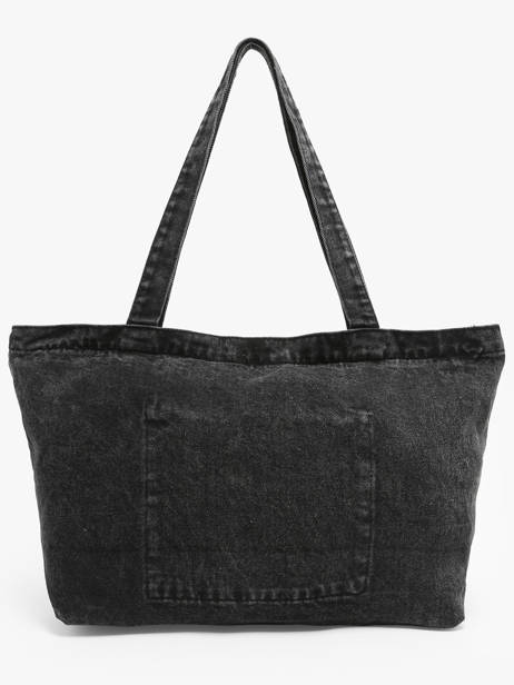 Sac Porté épaule Denim Coton Miniprix Noir denim 26 vue secondaire 3