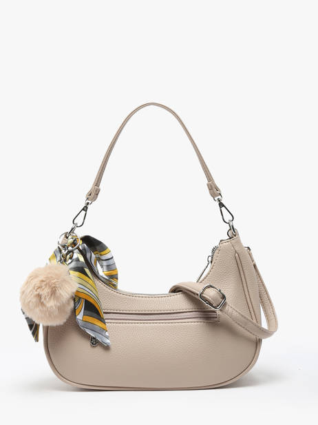 Shoulder Bag Grained Miniprix Beige grained F6994 other view 3