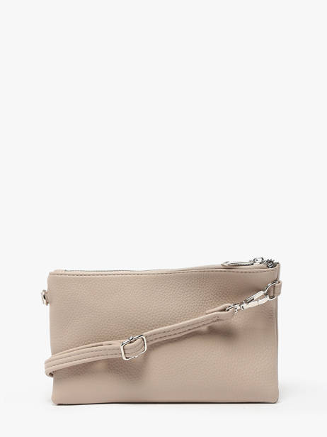 Crossbody Bag With Card Holder Grained Miniprix Beige grained H6020 other view 4