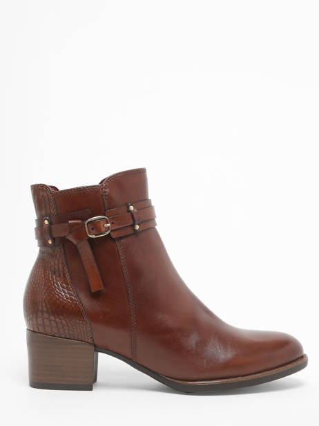 Bottines En Cuir Tamaris Marron women 43