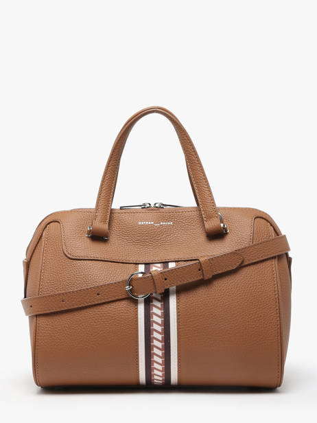 Leather Norma Signature Bowling Bag Nathan baume Brown signature 1 other view 4