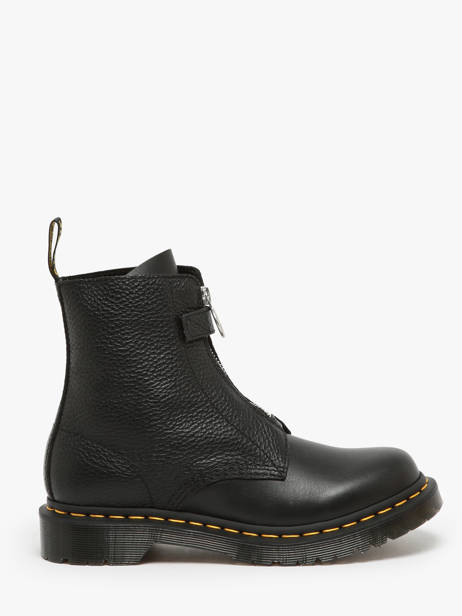 Boots 1460 Pascal Front Zip In Leather Dr martens Black women 32054001