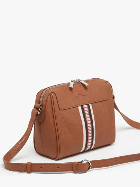 Leather Jeane Signature Crossbody Bag Nathan baume Brown signature 3 other view 2