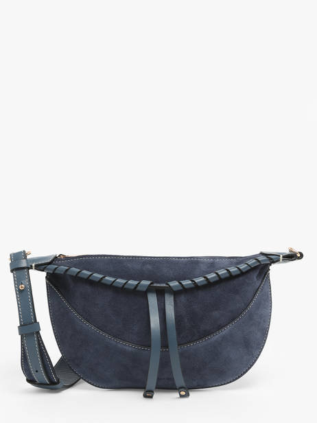 Suede And Leather Lou Belt Bag Vanessa bruno Blue lou 39V40903