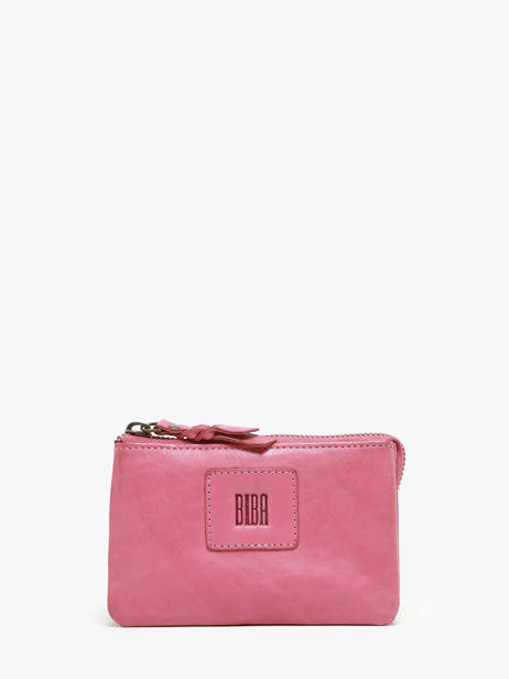 Leather Coin Purse Heritage Biba Pink heritage KA5