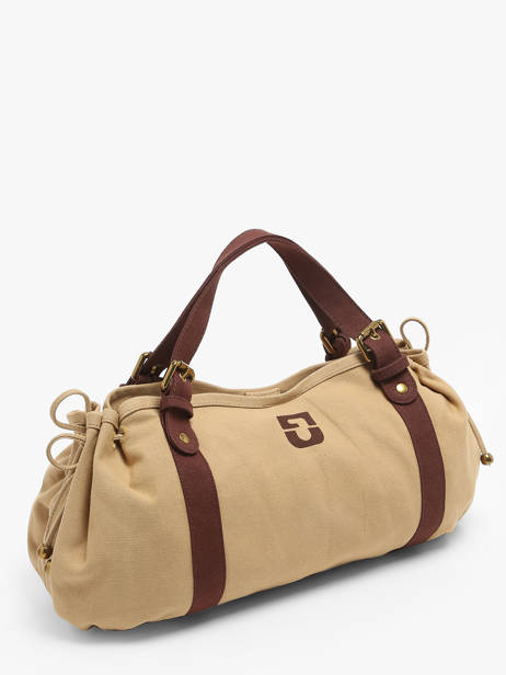 Canvas 24h Satchel Gerard darel Beige canvas Z450 other view 2