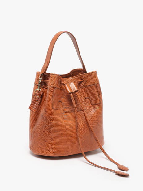 Bucket Bag La Suite 1960 Leather Paul marius Brown la suite 1960 CAPUC960 other view 2