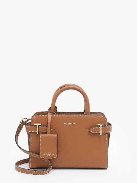 Crossbody Bag Emily Leather Le tanneur Brown emily TEMI1630