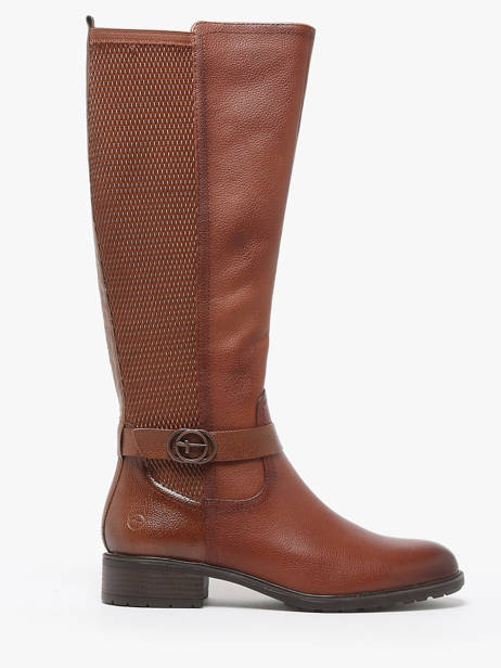 Bottes En Cuir Tamaris Marron women 43