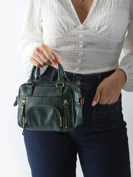 Sac Bandoulière Micro Macy Cuir Nat et nin Vert vintage MICRMACY vue secondaire 1