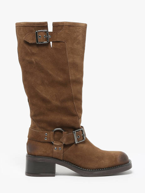 Boots In Leather We do Brown women CO88177