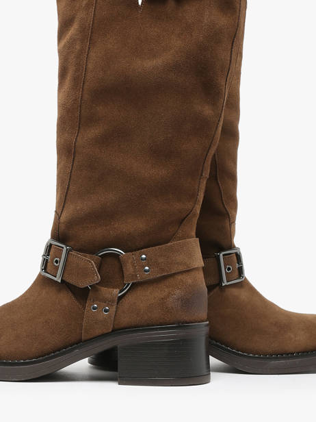 Boots In Leather We do Brown women CO88177 other view 4