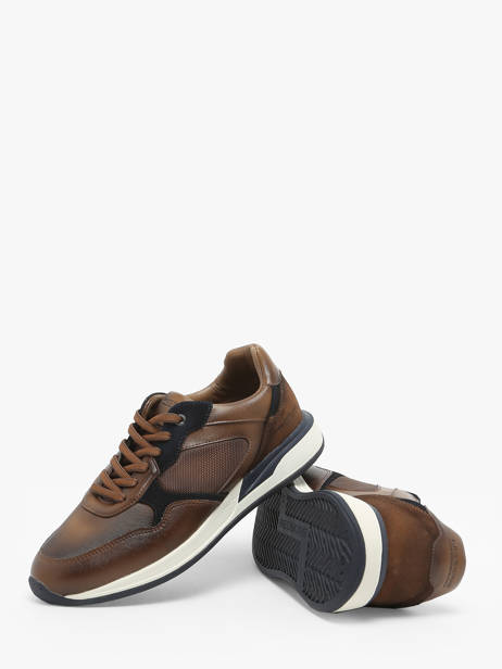 Sneakers Paillon In Leather Redskins Brown men PAILLON other view 2