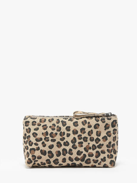 Pouch Leather Milano Multicolor velvet leopardo VL22114 other view 2