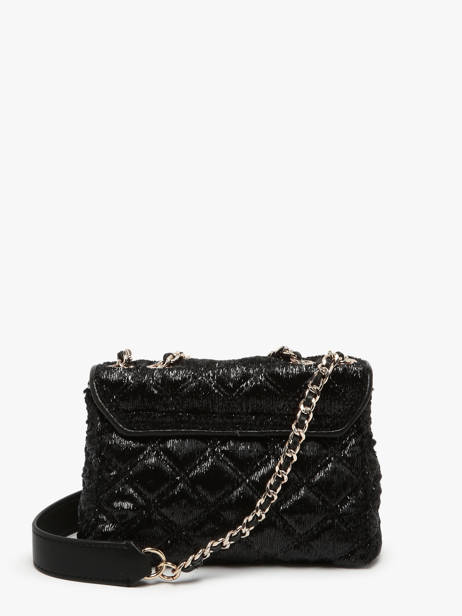 Crossbody Bag Giully Velvet Guess Black giully QE874874 other view 4