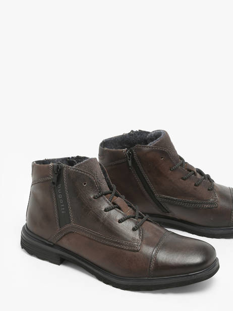 Boots Vittore In Leather Bugatti Brown men 321AOU3L other view 1