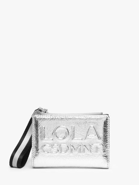 Portefeuille Lola casademunt Argent irise 3