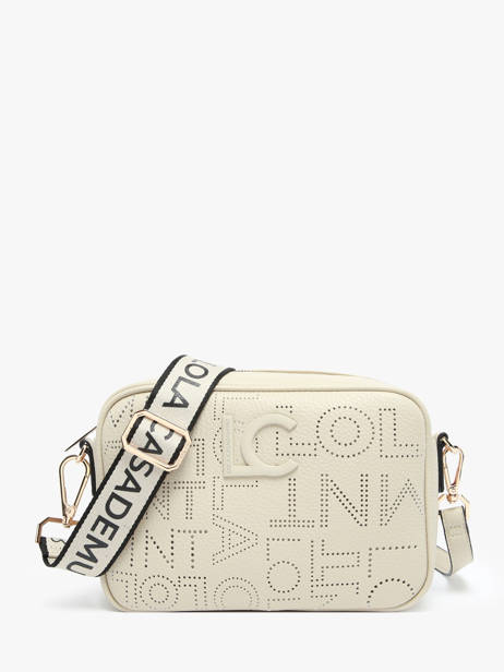 Crossbody Bag Logo Lola casademunt Beige logo 5