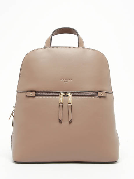 Backpack Hexagona Brown solange 9620077