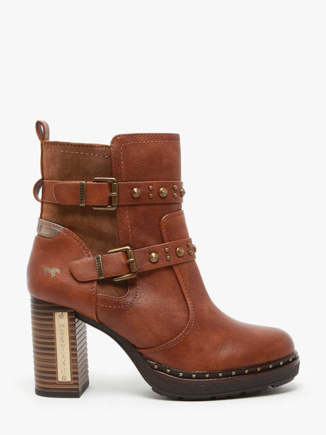 Heeled Boots Mustang Brown women 1336512