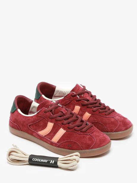 Sneakers Kizuna En Cuir Coolway Rouge women 7673168 vue secondaire 2