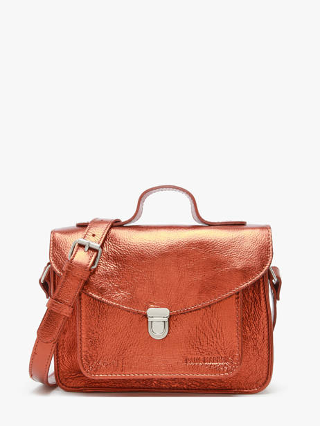 Leather Melle George Ginger Crossbody Bag Paul marius Brown ginger GEORGGIN