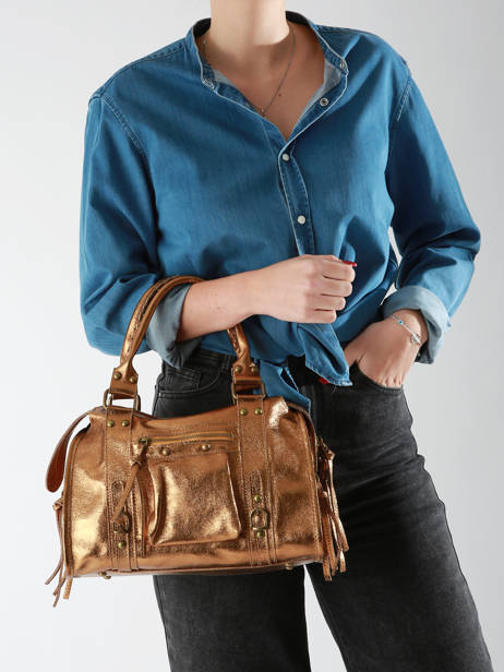 Shoulder Bag Nine Leather Milano Gold nine NI24092 other view 1