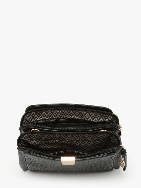 Shoulder Bag Ajoure Lulu castagnette Black ajoure WINSTON other view 3