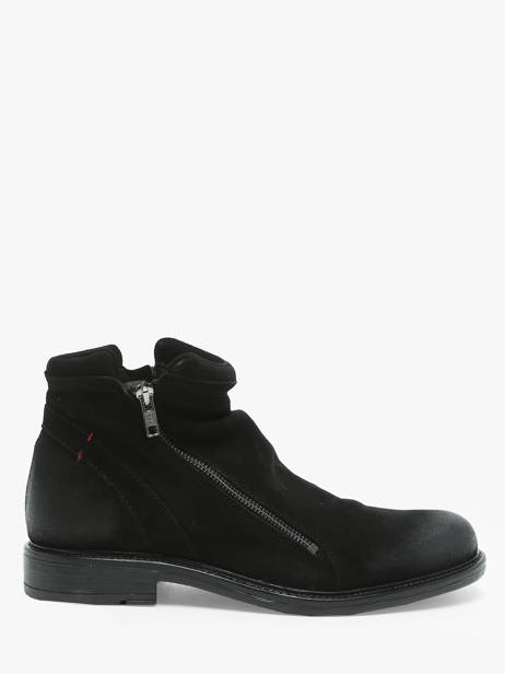 Bottines Hacker 5 En Cuir No brand Noir men 12777