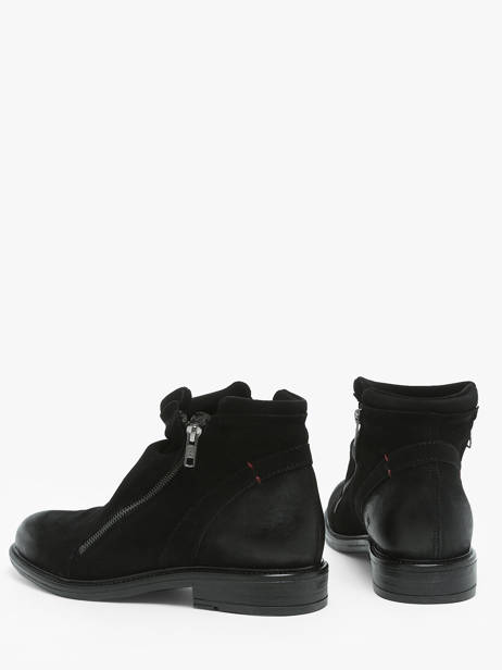 Bottines Hacker 5 En Cuir No brand Noir men 12777 vue secondaire 2