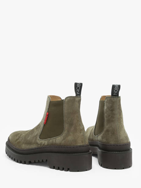 Chelsea Boots Livino 2 En Cuir No brand Vert men 16246 vue secondaire 2