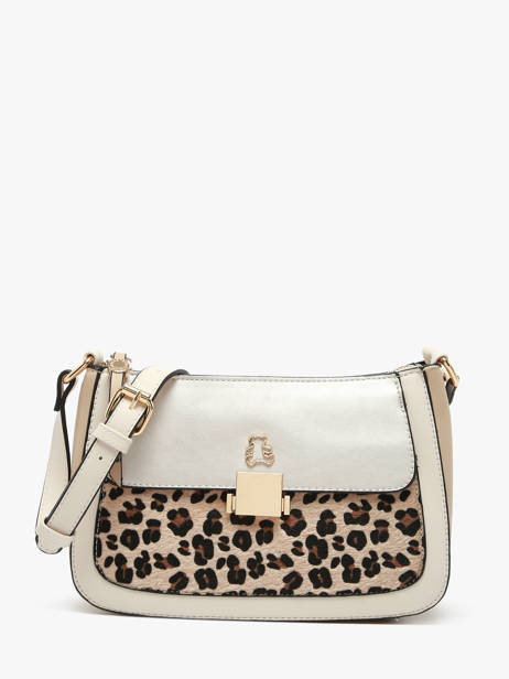 Shoulder Bag Leopard Lulu castagnette Beige leopard TWIGGY