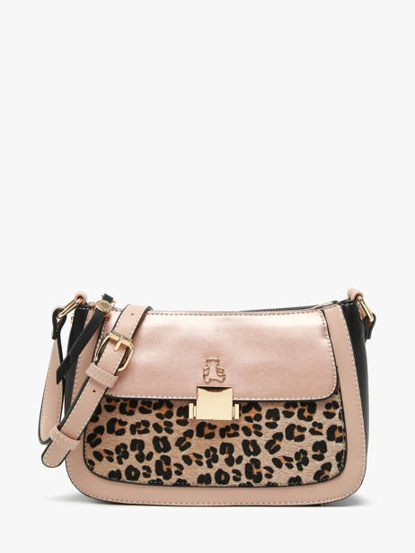 Shoulder Bag Leopard Lulu castagnette Beige leopard TWIGGY