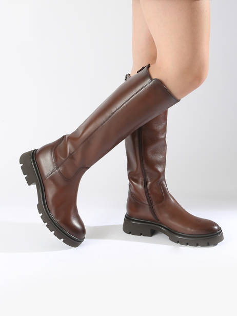 Boots In Leather Gabor Brown women 24 other view 1