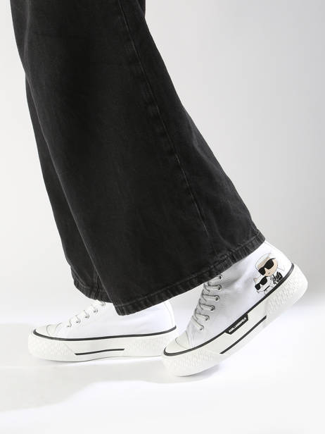Sneakers Kampus Max Iii Twin Karl lagerfeld White women KL60644T other view 1