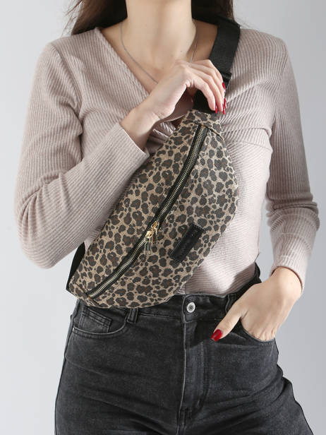 Belt Bag Vanessa wu Beige leopard MA0108 other view 1