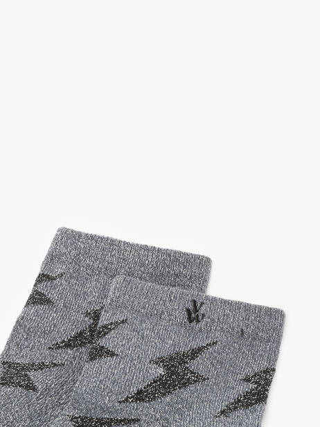 Chaussettes Vanessa wu Gris socks women CH006GR vue secondaire 1